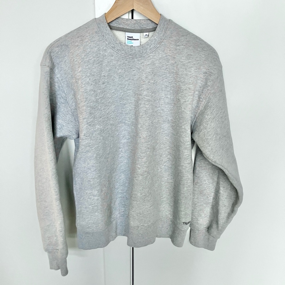 Aritzia TNA Perfect Fleece Crew Neck Sweatshirt
